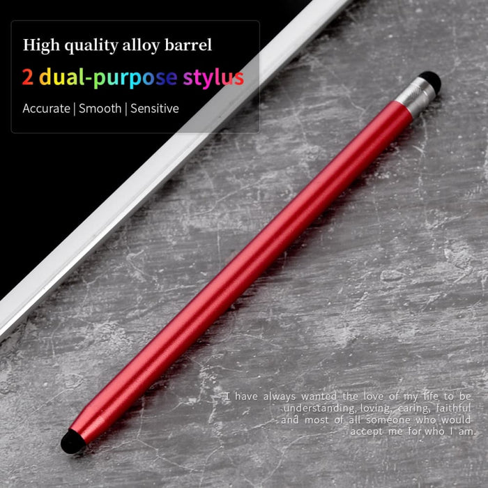 Metal Silicone Rubber Tip Capacitive Pen For Huawei Tablet