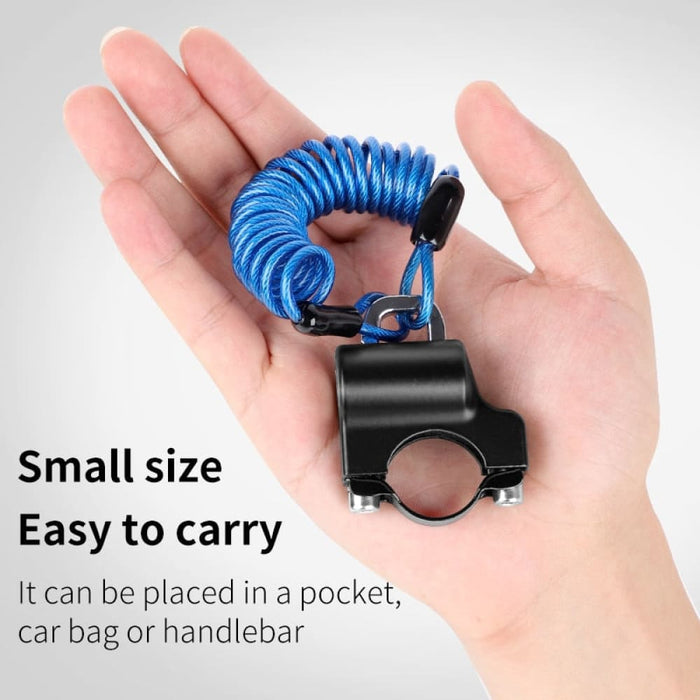 Mini Portable Strong And Sturdy Anti-theft Alloy Cable Lock