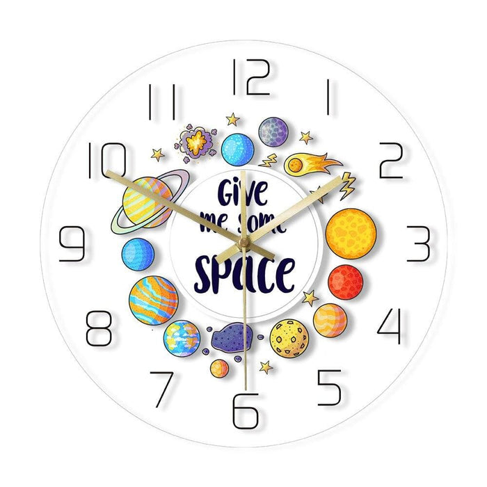 Modern Acrylic Printed Wall Clock