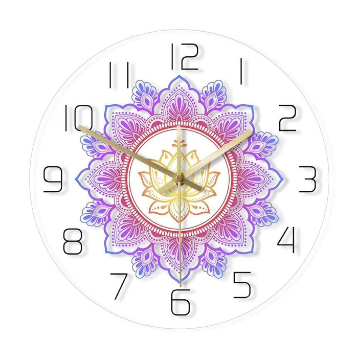 Modern Acrylic Printed Wall Clock