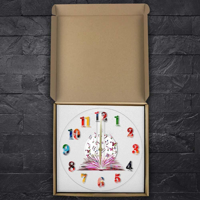 Modern Acrylic Printed Wall Clock