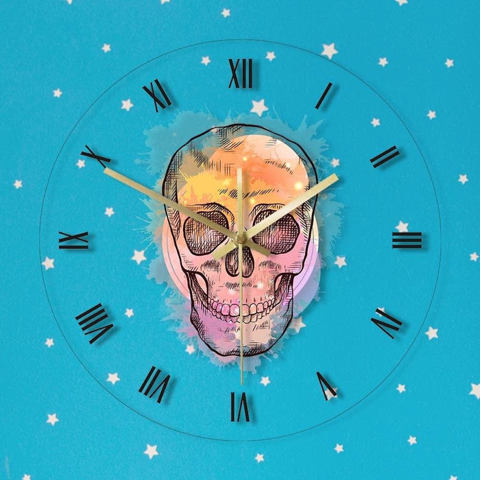 Modern Acrylic Printed Wall Clock