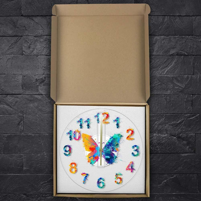 Modern Acrylic Printed Wall Clock