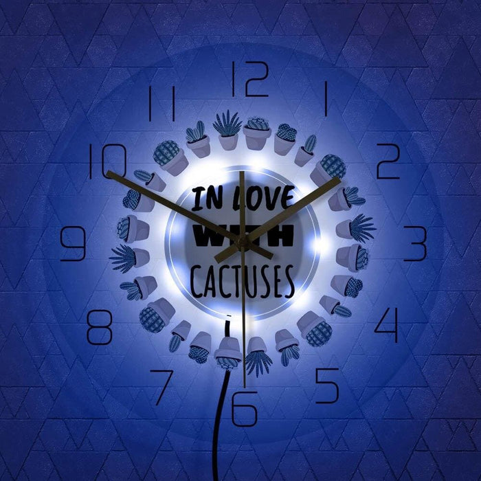 Modern Acrylic Printed Wall Clock