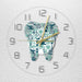 Modern Acrylic Printed Wall Clock