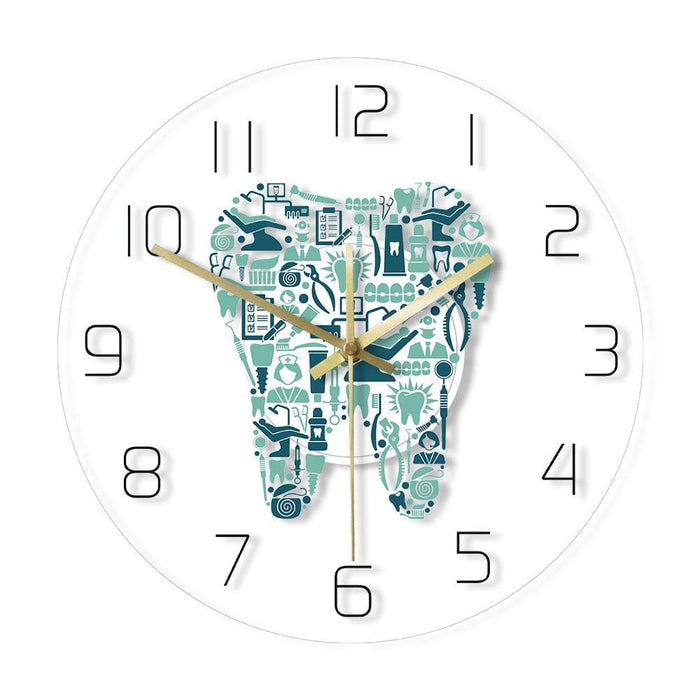 Modern Acrylic Printed Wall Clock