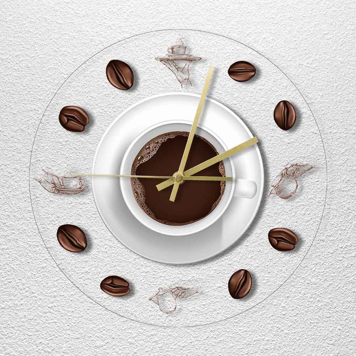 Modern Acrylic Printed Wall Clock