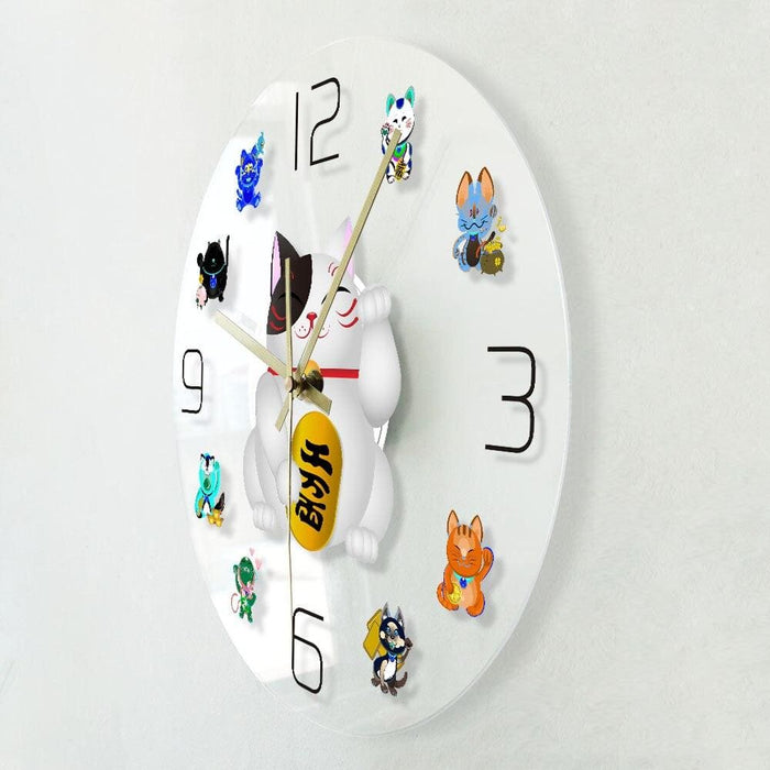 Modern Acrylic Printed Wall Clock