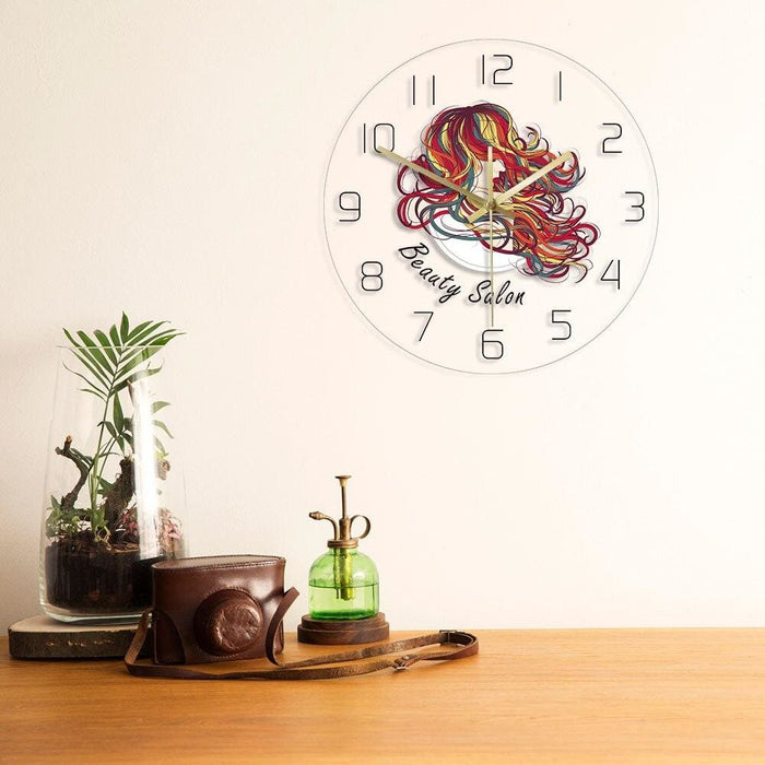 Modern Acrylic Printed Wall Clock