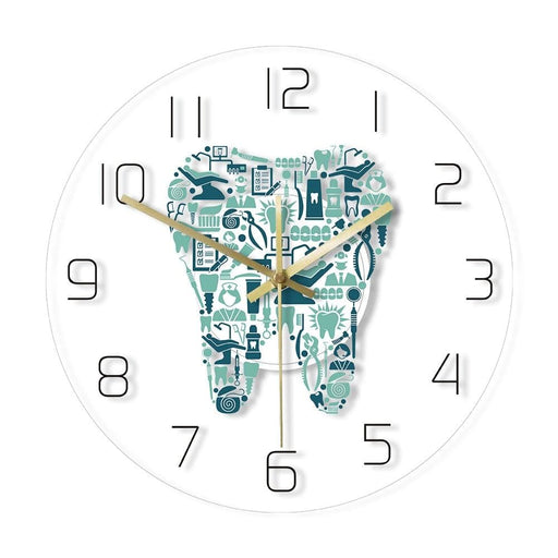 Modern Acrylic Printed Wall Clock