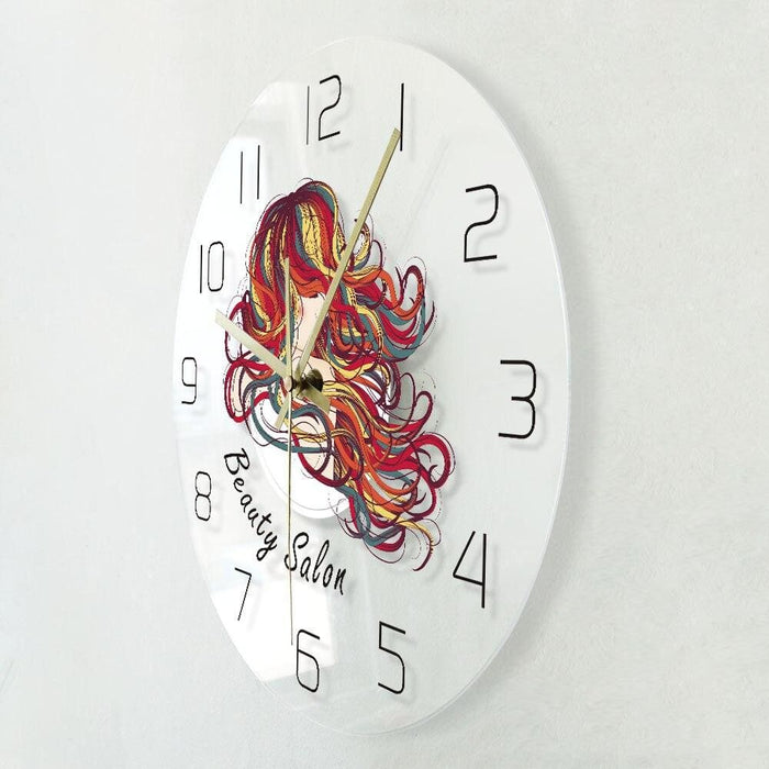 Modern Acrylic Printed Wall Clock