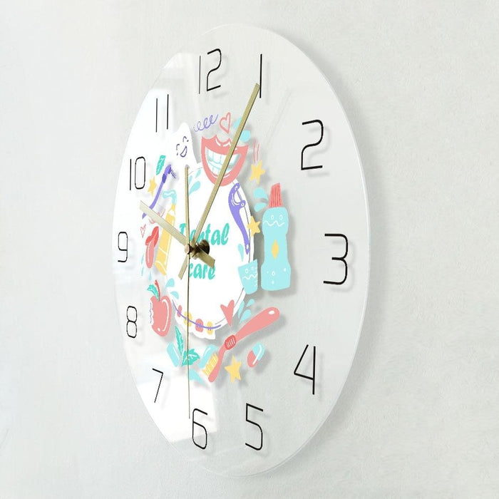 Modern Acrylic Printed Wall Clock