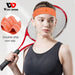 Moisture-wicking Breathable Elastic Sports Headband