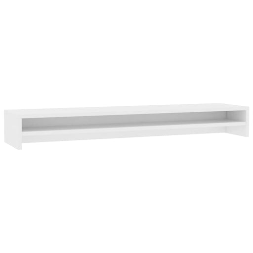 Monitor Stand White 100x24x13 Cm Chipboard Nbbttt