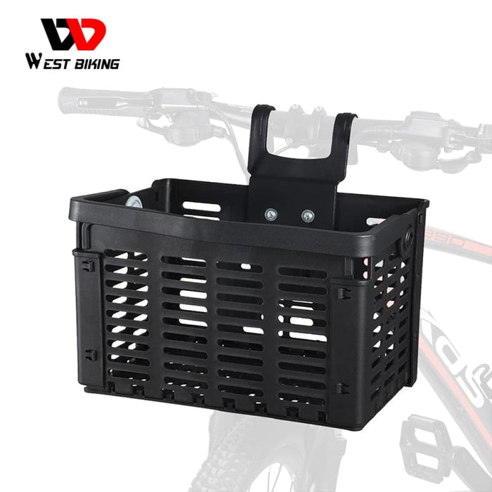 Multi-functional Foldable Bicycle Front Basket