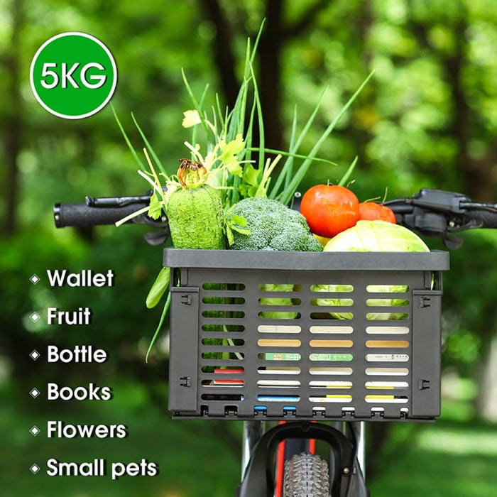 Multi-functional Foldable Bicycle Front Basket