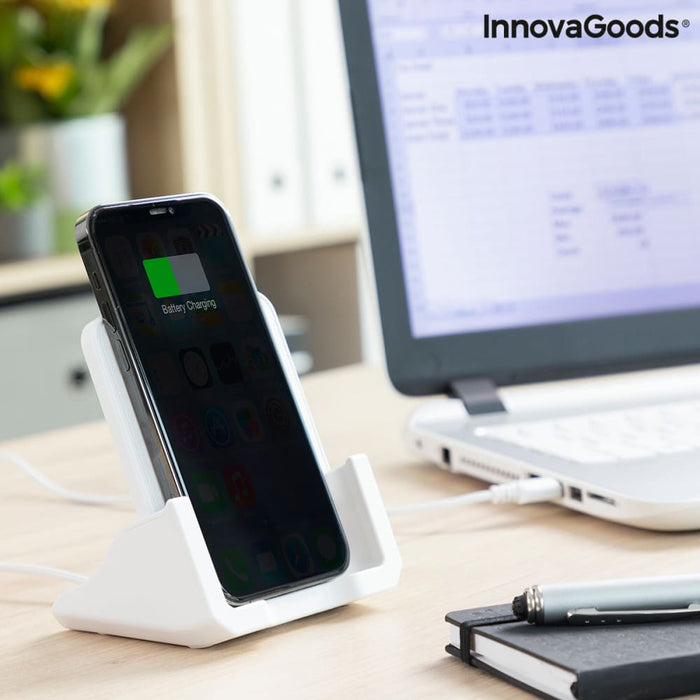 Multi-position Wireless Charger With Support Base Pomchar