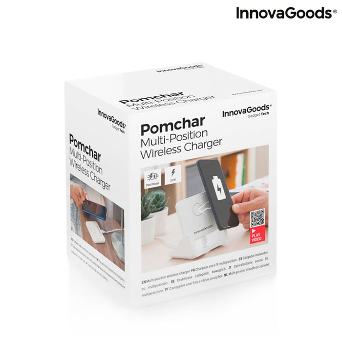 Multi-position Wireless Charger With Support Base Pomchar