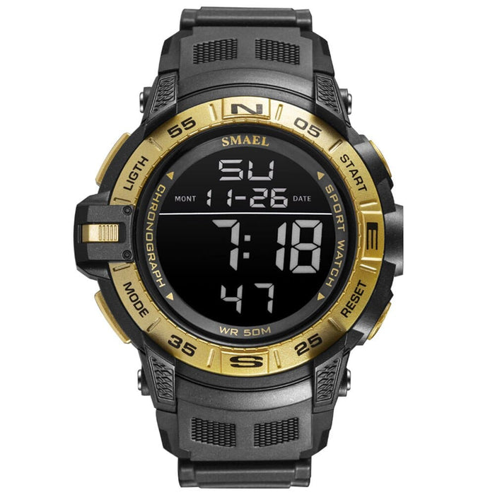 Multifunction Digital Display Waterproof Men’s Watch