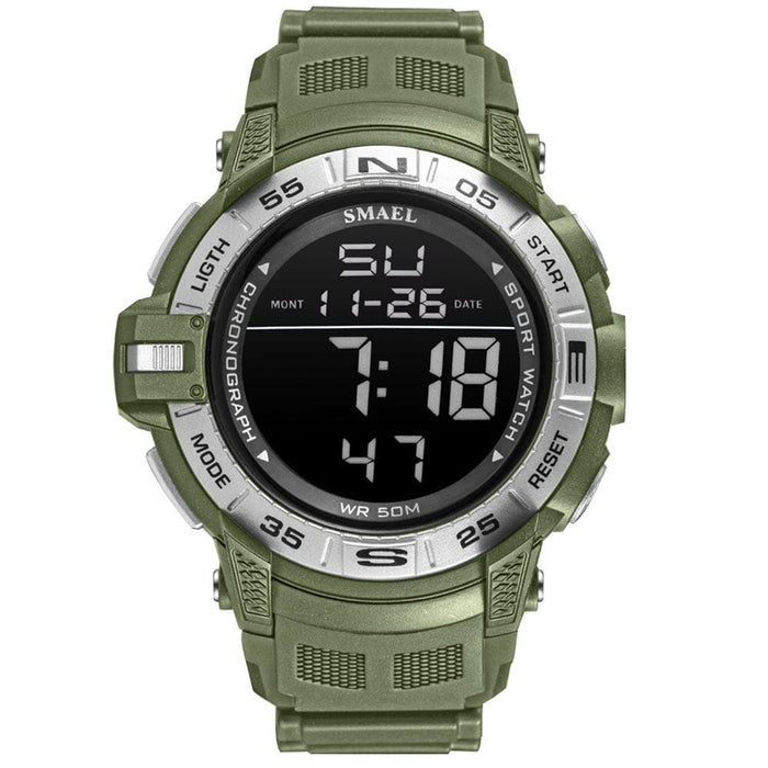 Multifunction Digital Display Waterproof Men’s Watch