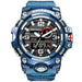 Multifunction Dual Time Digital Quartz Men’s Watch