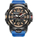 Multifunction Dual Time Digital Quartz Men’s Watch