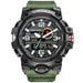 Multifunction Dual Time Digital Quartz Men’s Watch