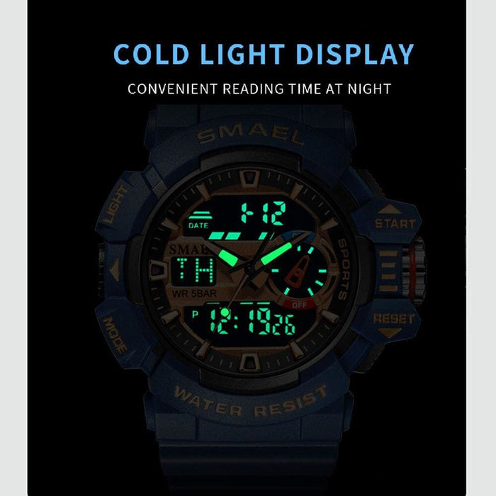 Multifunction Military Style Digital Wristwatch