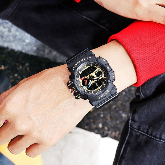 Multifunction Military Style Digital Wristwatch