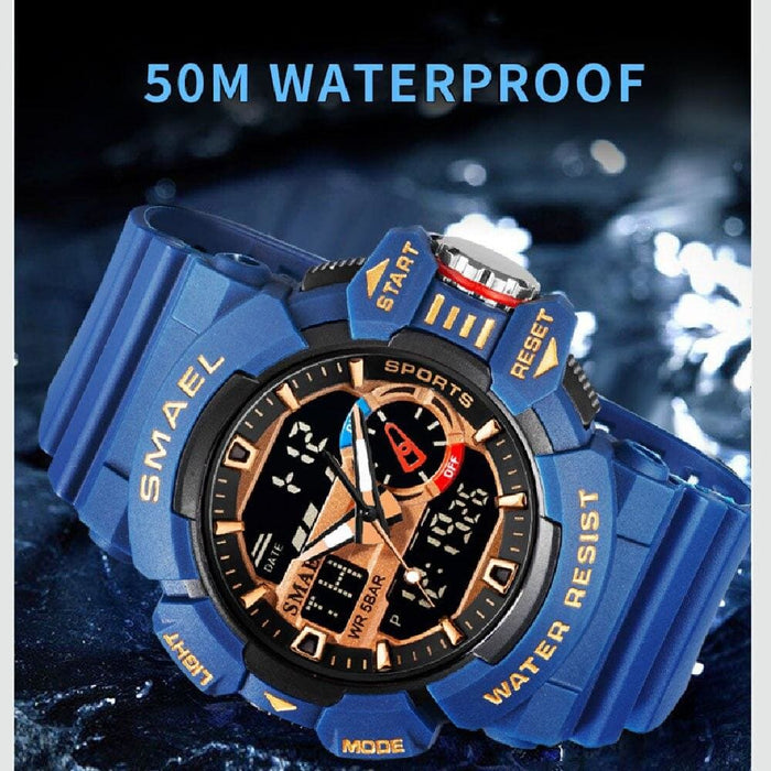 Multifunction Military Style Digital Wristwatch