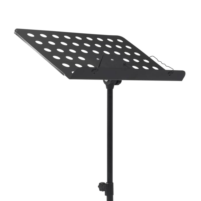 Music Book Stand Black Steel Ibbkb