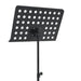 Music Book Stand Black Steel Ibbkb