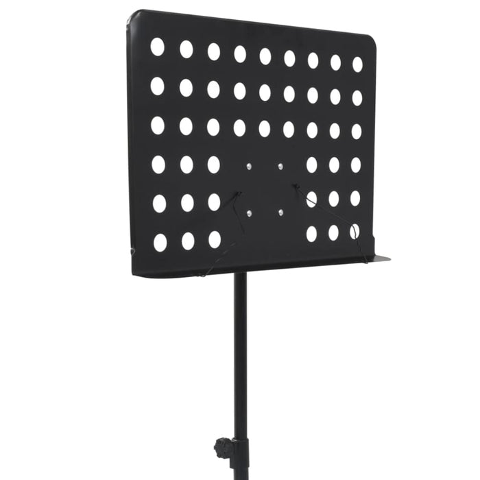 Music Book Stand Black Steel Ibbkb