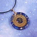 Natural Lapis Lazuli Necklace Orgonite Pendant Energy