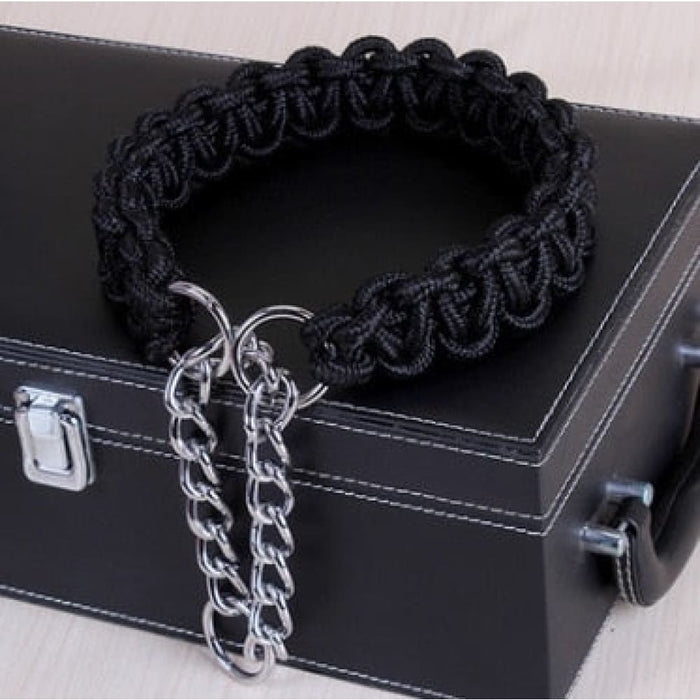 Nylon Outer And Cotton Core Collar Chain