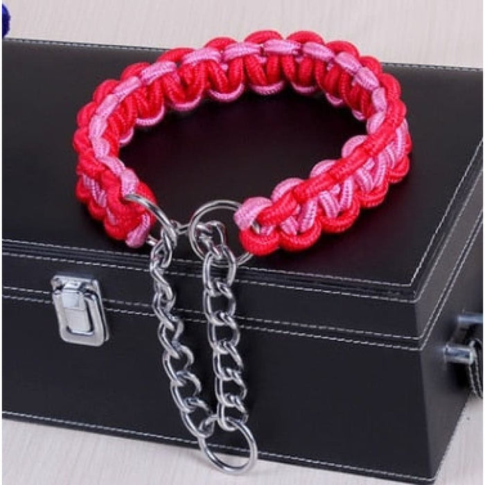 Nylon Outer And Cotton Core Collar Chain