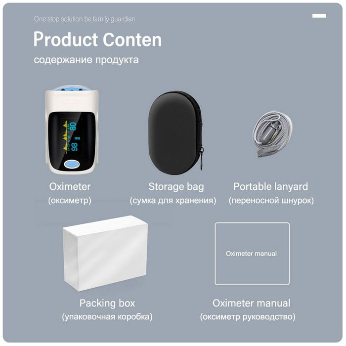 Oled Finger Pulse Oximeter