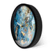 Onyx Crystals Structure Printed Wall Clock Marble Texture