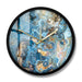 Onyx Crystals Structure Printed Wall Clock Marble Texture