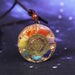 Orgonite Pendant Chakra Reiki Healing Necklace Yoga Energy