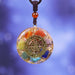 Orgonite Pendant Chakra Reiki Healing Necklace Yoga Energy