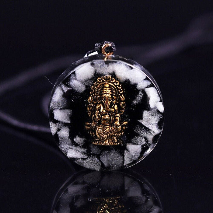 Orgonite Pendant Ganesh Orgone Necklacee Generator