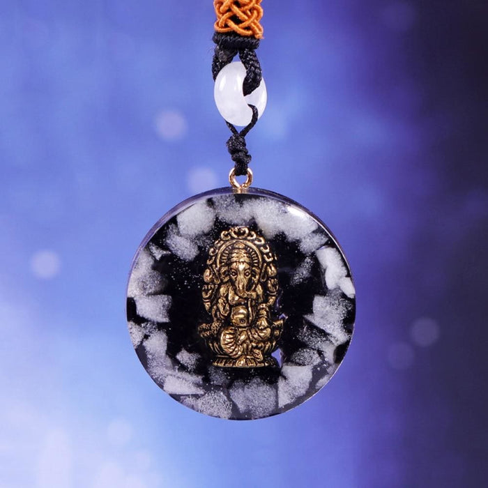 Orgonite Pendant Ganesh Orgone Necklacee Generator