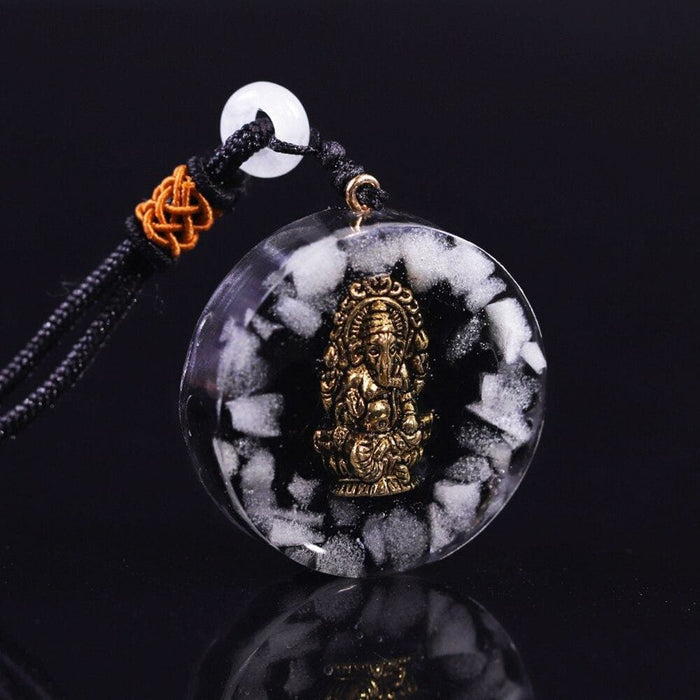 Orgonite Pendant Ganesh Orgone Necklacee Generator