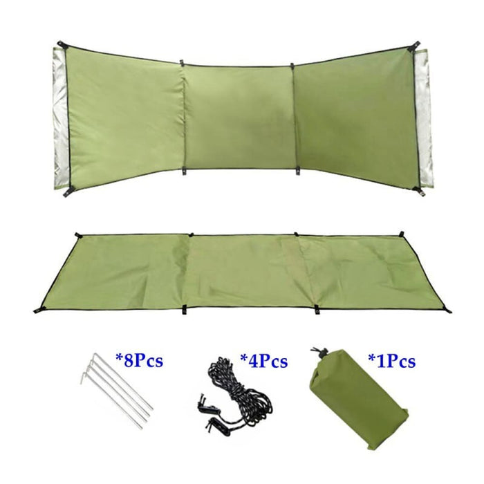 Outdoor 210d Oxford Cloth Camping Windscreen Portable