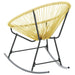 Outdoor Acapulco Chair Poly Rattan Beige Gl17411