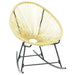 Outdoor Acapulco Chair Poly Rattan Beige Gl17411