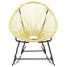 Outdoor Acapulco Chair Poly Rattan Beige Gl17411