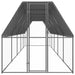 Outdoor Chicken Cage 2x10x2 m Galvanised Steel Topatia