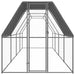 Outdoor Chicken Cage 2x2x2 m Galvanised Steel Tbnktxo